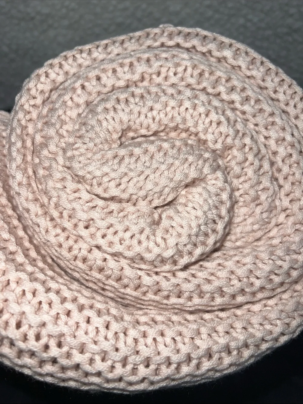 Ingabritta Crocheted Blanket by IKEA. Light Pink. 51x67. NWT.